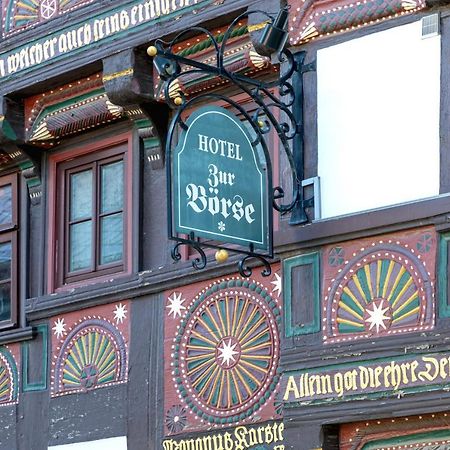 Altstadthotel Zur Börse Goslar Exteriör bild